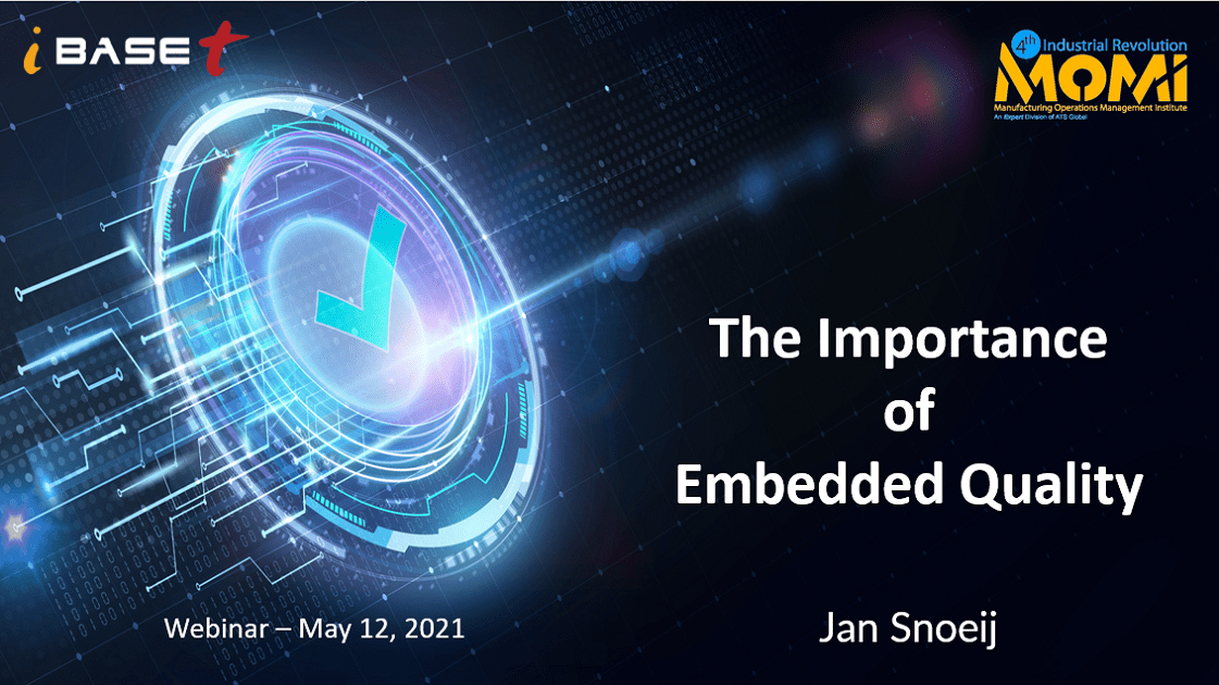 Webinar: Importance of Embedded Quality